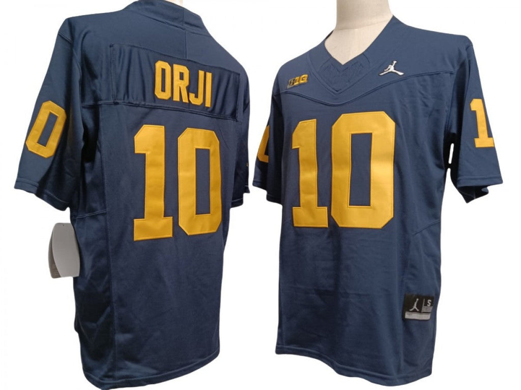 Michigan Wolverines #10 Navy Vapor F.U.S.E. Limited - Alex Orji Jersey