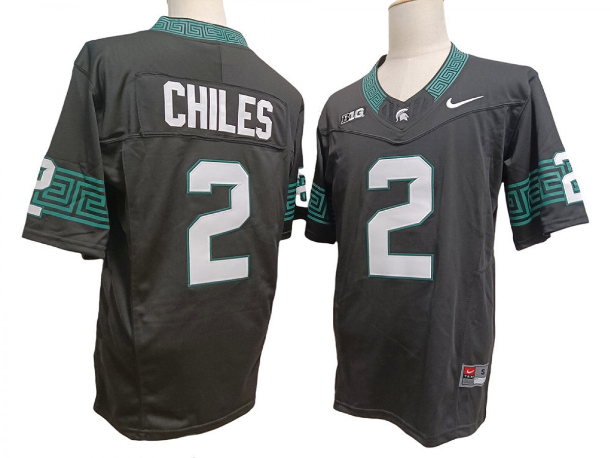 Michigan State Spartans #2 Aidan Chiles Vapor F.U.S.E. Limited Jersey Stitched