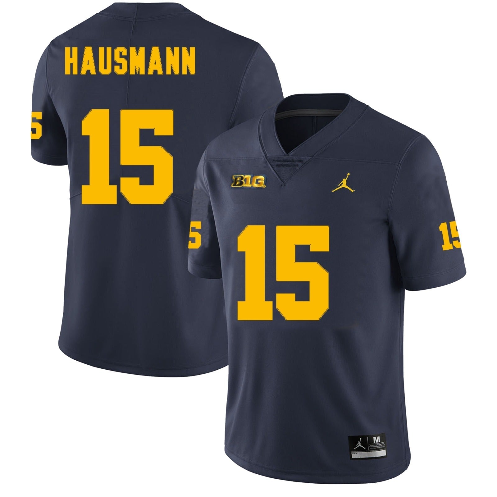 Michigan Wolverines #15 Ernest Hausmann Football Jersey Stitched