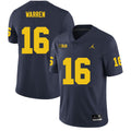 Michigan Wolverines #16 Davis Warren Football Jersey Stitched