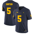 Michigan Wolverines #5 Anthony Simpson Football Jersey Stitched