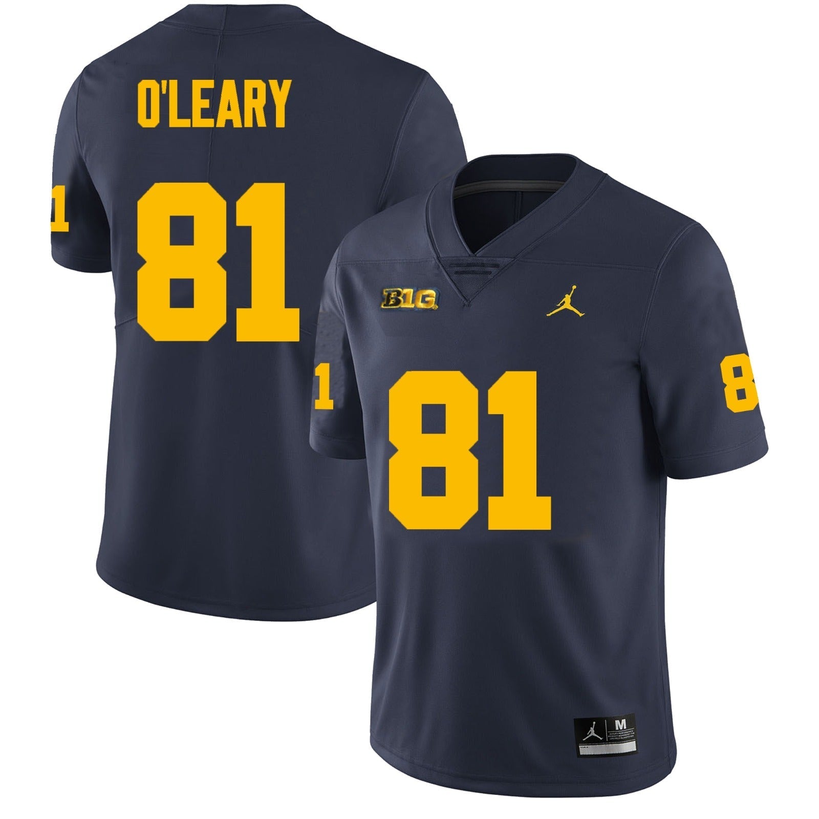 Michigan Wolverines #81 Peyton O’Leary Football Jersey Stitched