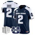 Miles Davis Jersey #2 Utah State Aggies 2025 Vapor Limited Stitched