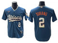 Milwaukee Brewers #2 Brice Turang 2026 City Connect Limit Jersey - Blue