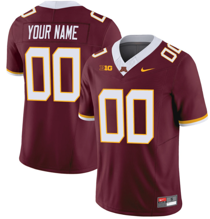 Minnesota Football Gophers Custom Jersey All Stitched