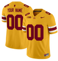 Minnesota Gophers Football Custom Jersey All Stitched Gold