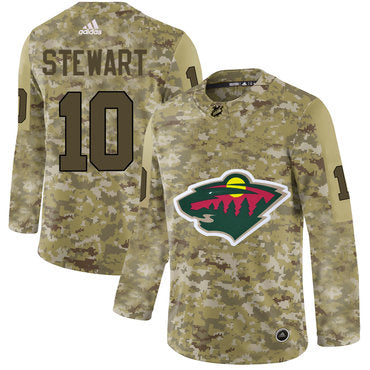 Minnesota Wild Camo Customized Jersey Stitched