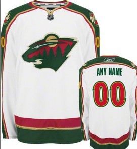 Minnesota Wild Customized White Jersey Stitched