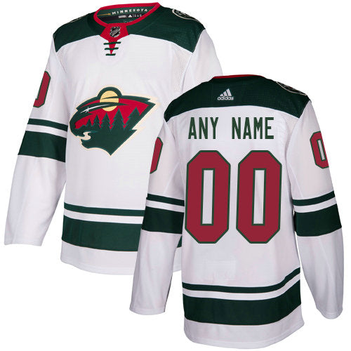 Minnesota Wild NHL White Customized Jersey Stitched