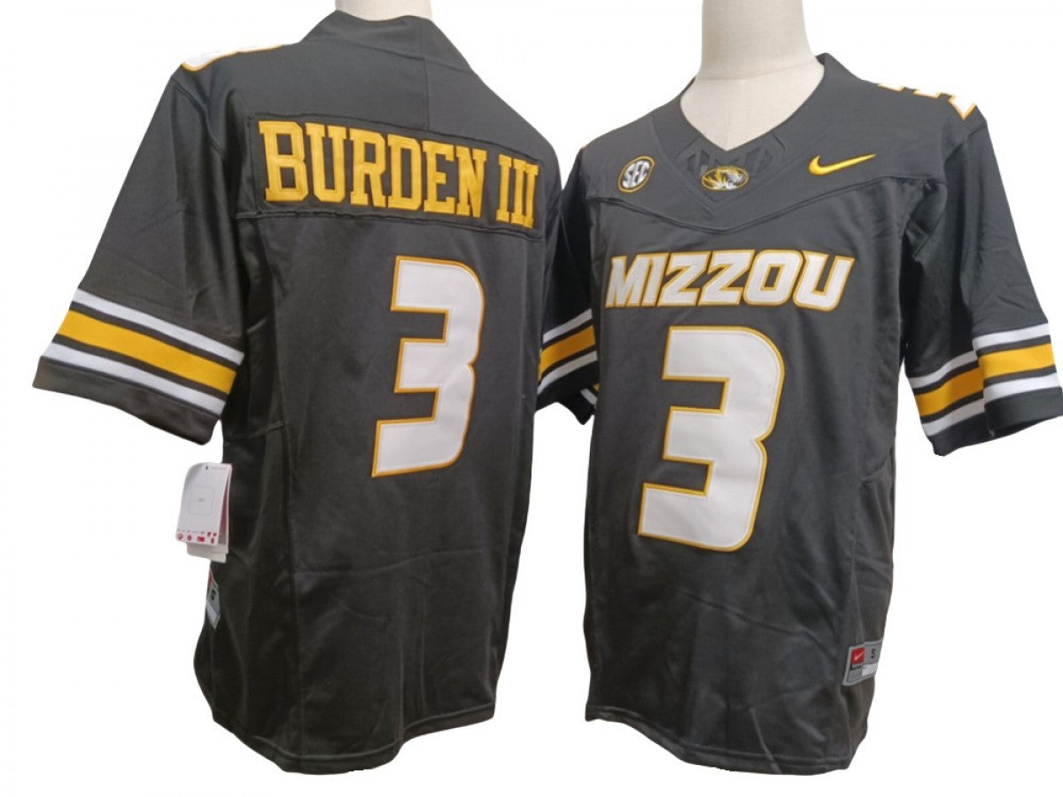 Missouri Tigers #3 Luther Burden III Vapor F.U.S.E. Limited Jersey Stitched