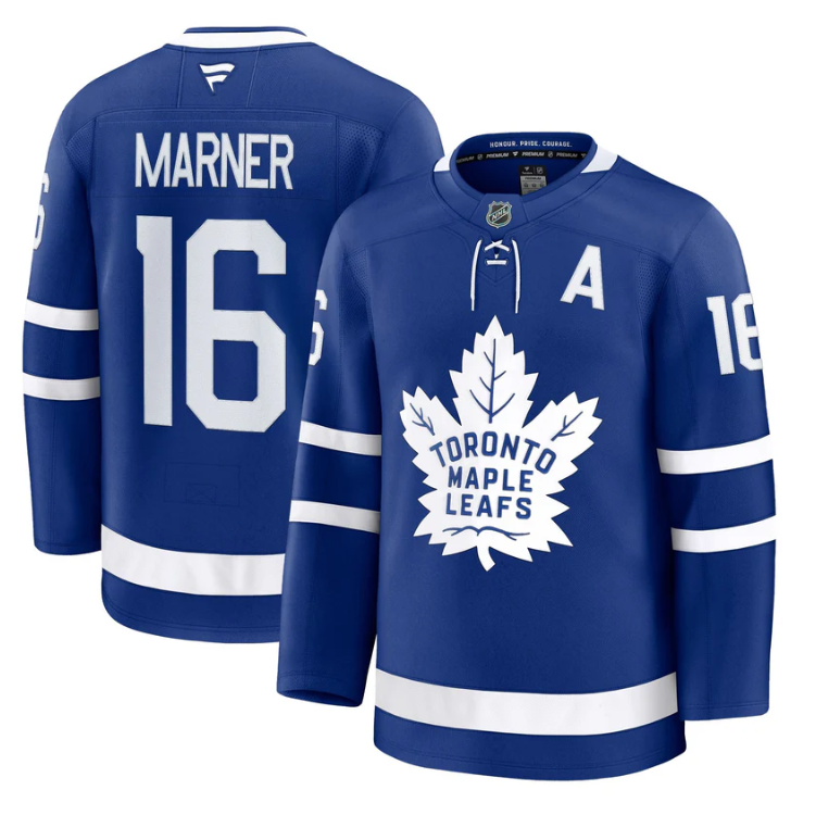 Mitch Marner Jersey #16 Toronto Maple Leafs Timeless Stitched 2025
