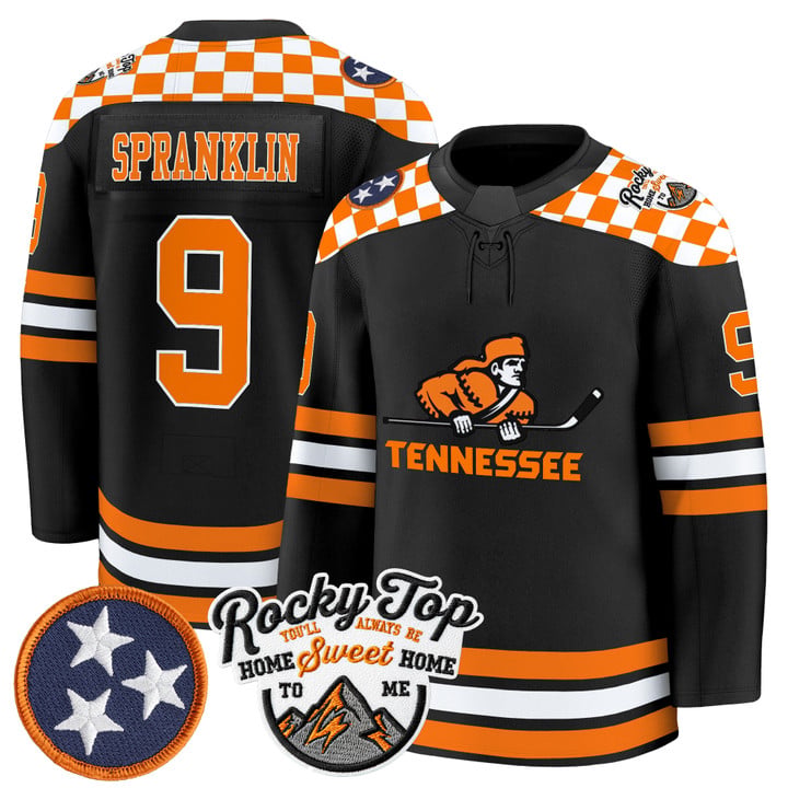 Mitchell Spranklin Jersey #9 Tennessee Volunteers 2025-26 Premium Stitched