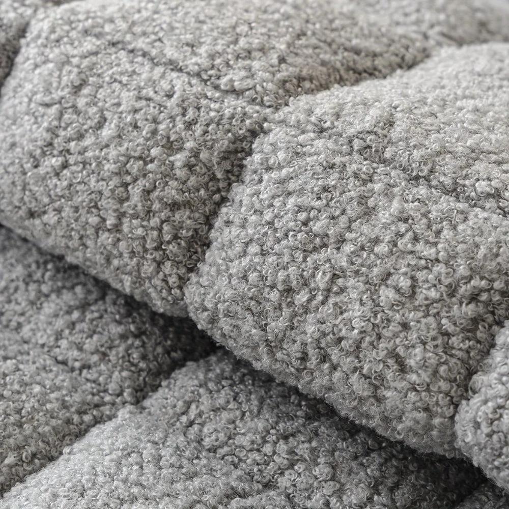 Modern Square Boucle Anti-Slip Couch Cover