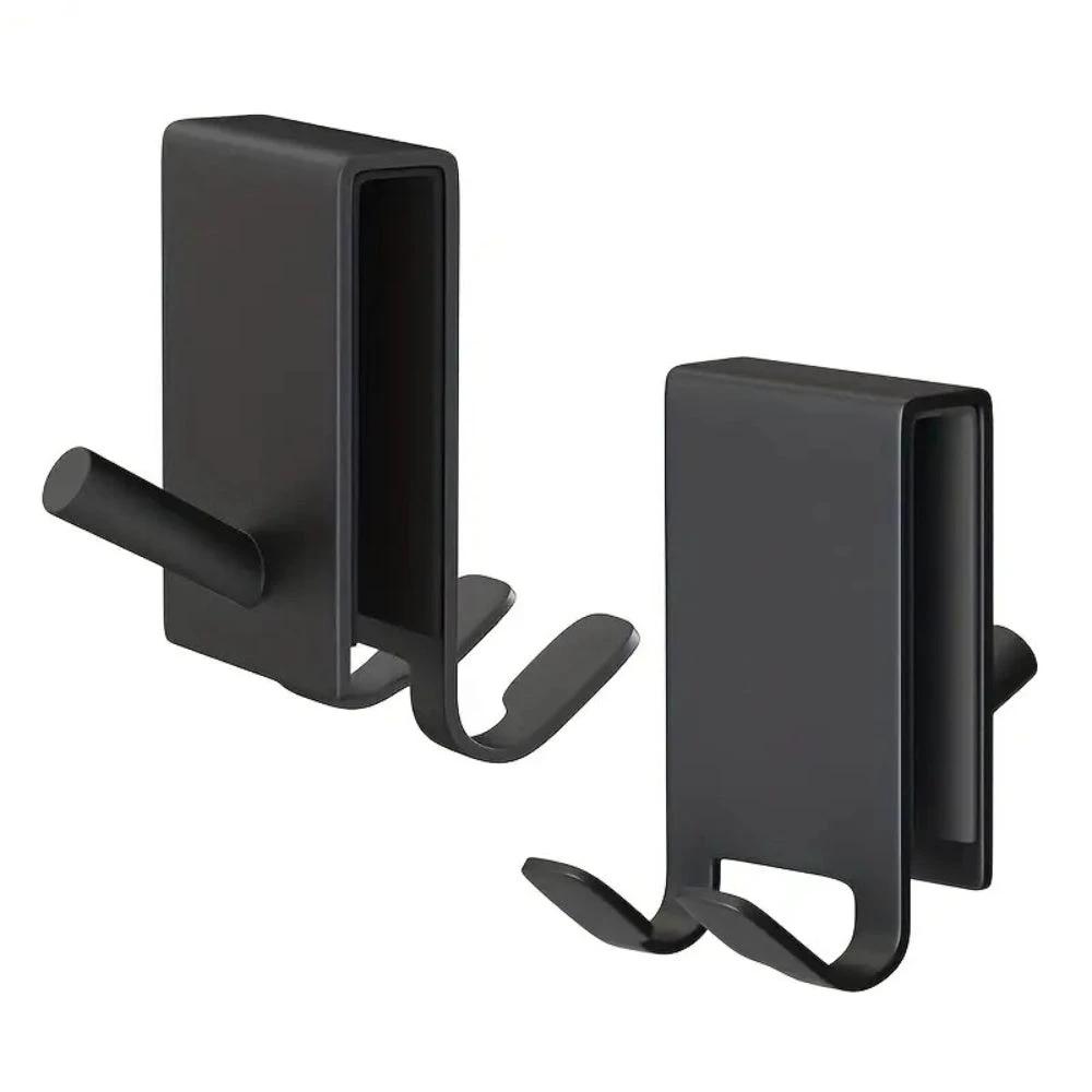 On Glass Stainless Shower Door Hooks