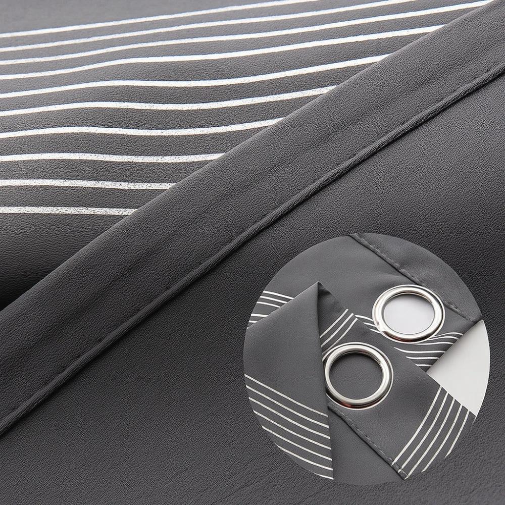 Modern Wave Pattern Blackout Curtain