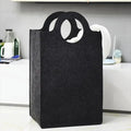 Oxford Fold Felt Laundry Basket