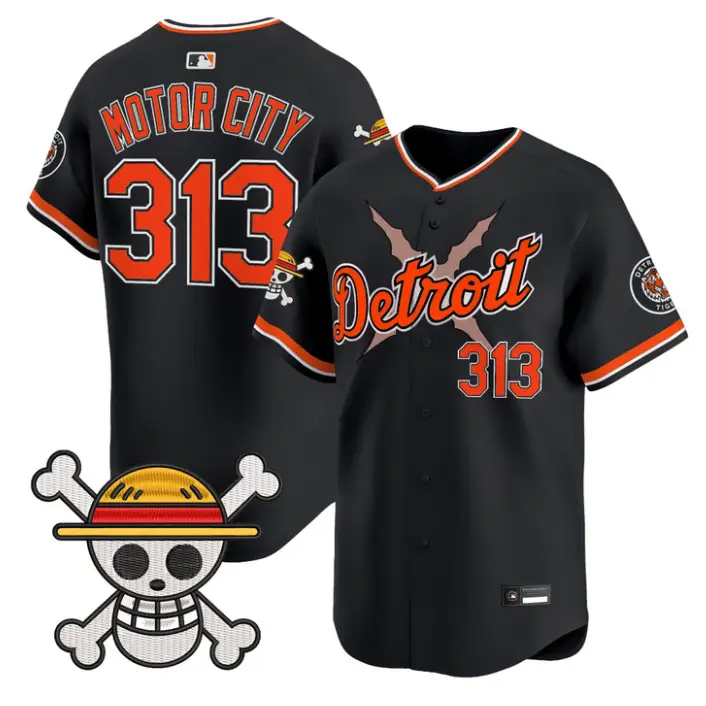 Motor City Jersey #313 Detroit Tigers One Piece Premier Stitched