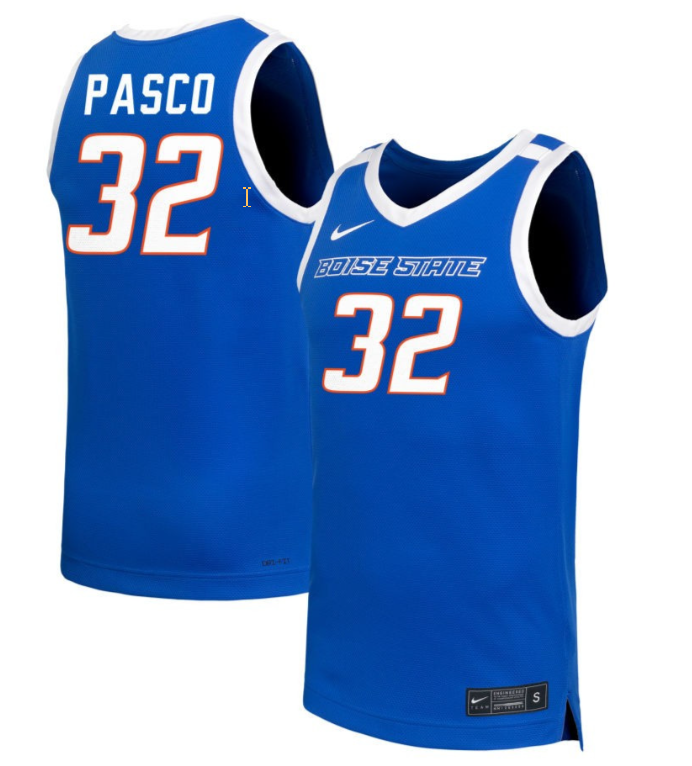 Natalie Pasco Jersey #32 Boise State Broncos NIL Basketball Royal