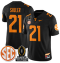 Navy Shuler Jersey #21 Tennessee Vols Playoff First Round Patch
