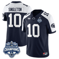 Nick Singleton Jersey #10 Penn State 2025 Pinstripe Bowl Champions