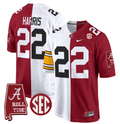 Najee Harris Jersey #22 Alabama Crimson Tide Split Football Game Stitched