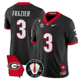 Nate Frazier Jersey #3 Georgia Bulldogs 2026 Vince Dooley Stitched