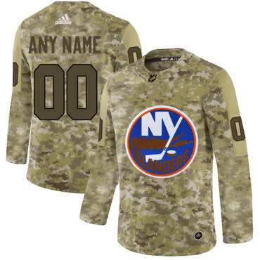 New York Islanders Camo Customized Jersey Stitched