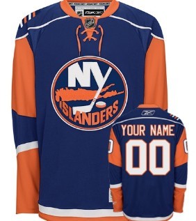 New York Islanders Customized Blue Jersey Stitched
