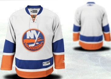 New York Islanders Customized White Third Jersey Stitched