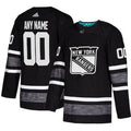 New York Rangers Black 2019 NHL All-Star Game Parley Custom Jersey Stitched
