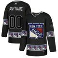 New York Rangers Custom Team Logos Fashion Jersey 1 Stitched