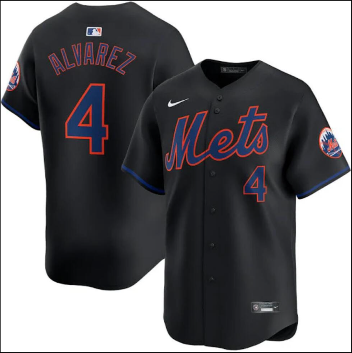 New York Mets #4 Francisco Alvarez Jersey Stitched