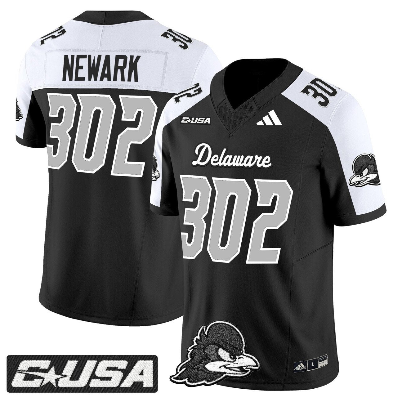 Newark Jersey #302 Delaware Blue Hens 2025 Limited Stitched