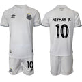 Neymar Jr Jersey #10 Santos F.C. White Home 2025 - 26 Soccer Suit