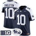 Nicholas Singleton Jersey #10 Penn State 2025 Throwback Stitched
