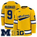 Nick Moldenhauer Jersey #9 Michigan Wolverines 2025-26 Premium Stitched Maize