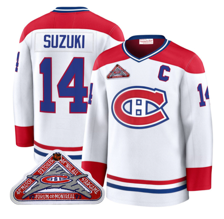 Nick Suzuki Jersey #14 Montreal Canadiens Timeless Premium Stitched 1992