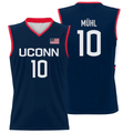 Nika Mühl Jersey UConn Huskies College Basketball Navy #10