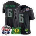 Noah Whittington Jersey #6 Oregon Ducks 2026 Peach Bowl Oregon State Black