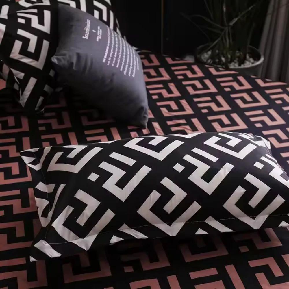 Noir Enigma Duvet Cover Set | 3pcs Duvet Cover Set
