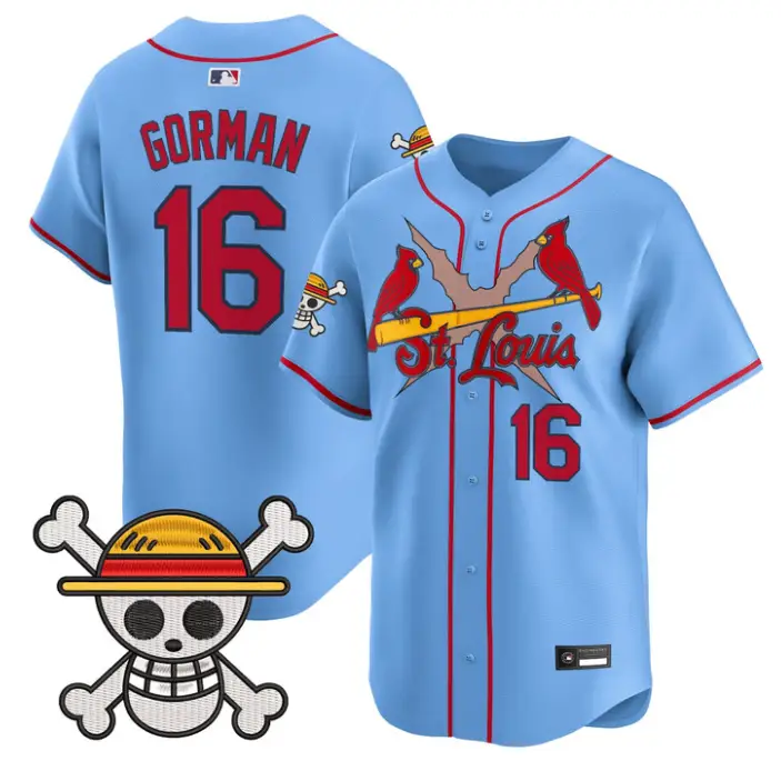 Nolan Gorman Jersey #16 St. Louis Cardinals One Piece Premier Stitched