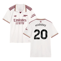 Noni Madueke #20 Arsenal 2025-26 Third Jersey – Cream