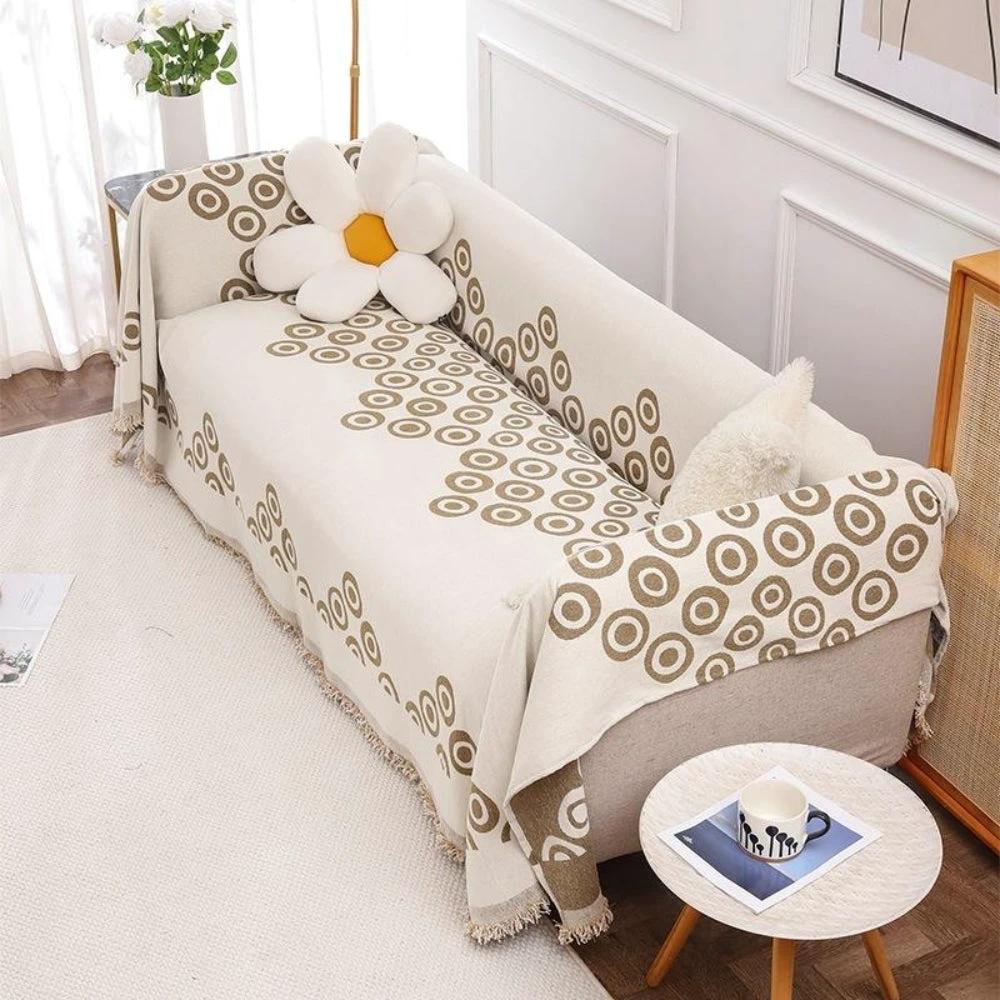 Circa Bloom Patterned Chenille Sofa Cover