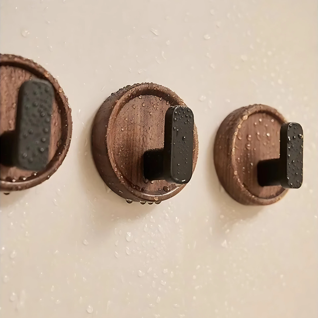 Nordic Walnut Wood Wall Hook