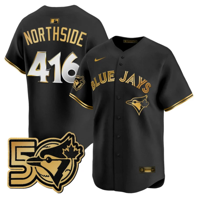 NorthSide Jersey #416 Toronto Blue Jays 50 Seasons Patch Stitched