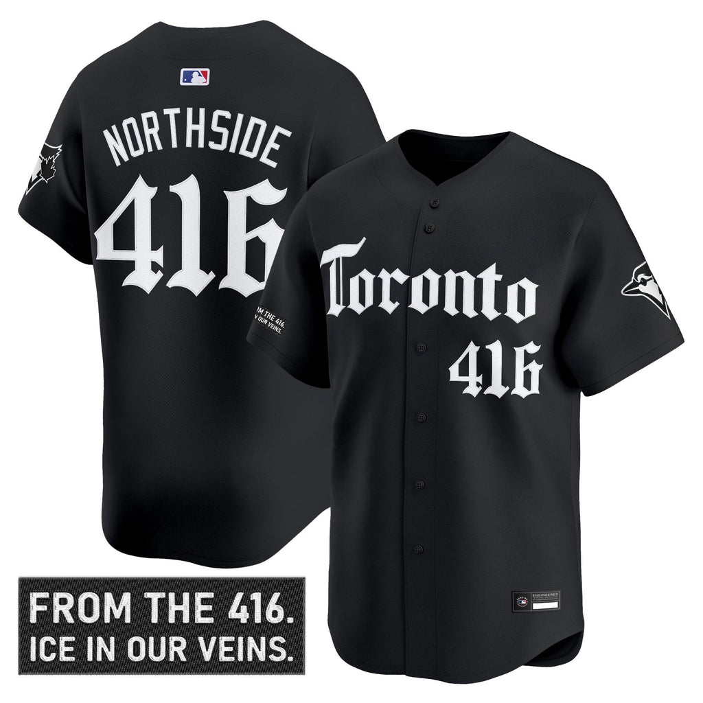 NorthSide Jersey #416 Toronto Blue Jays Gothic North Edition Stitched