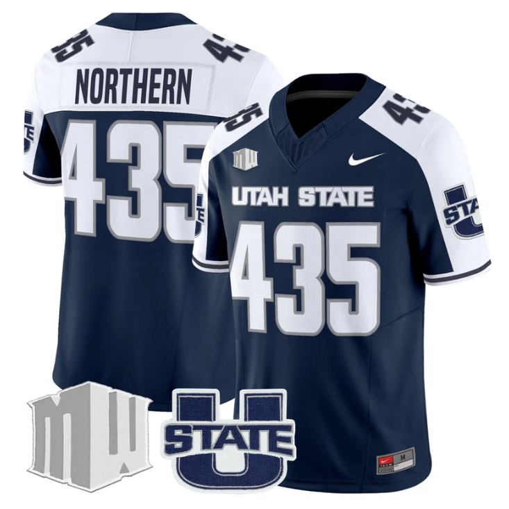 Northern Jersey #435 Utah State Aggies 2025 Vapor Limited Stitched