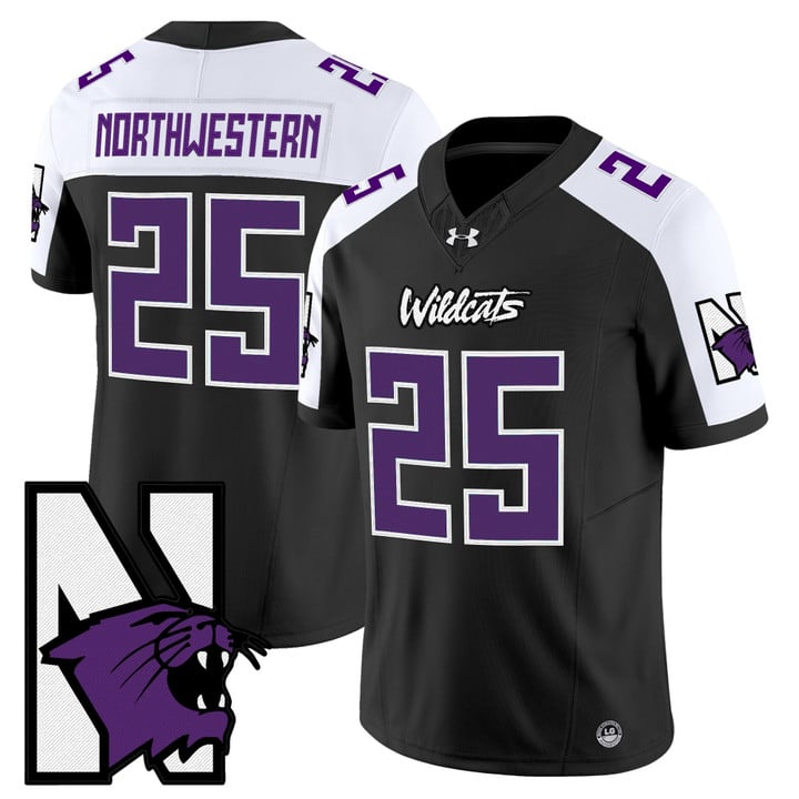 Northwestern Jersey #25 Northwestern Wildcats Honoring 95 Stitched