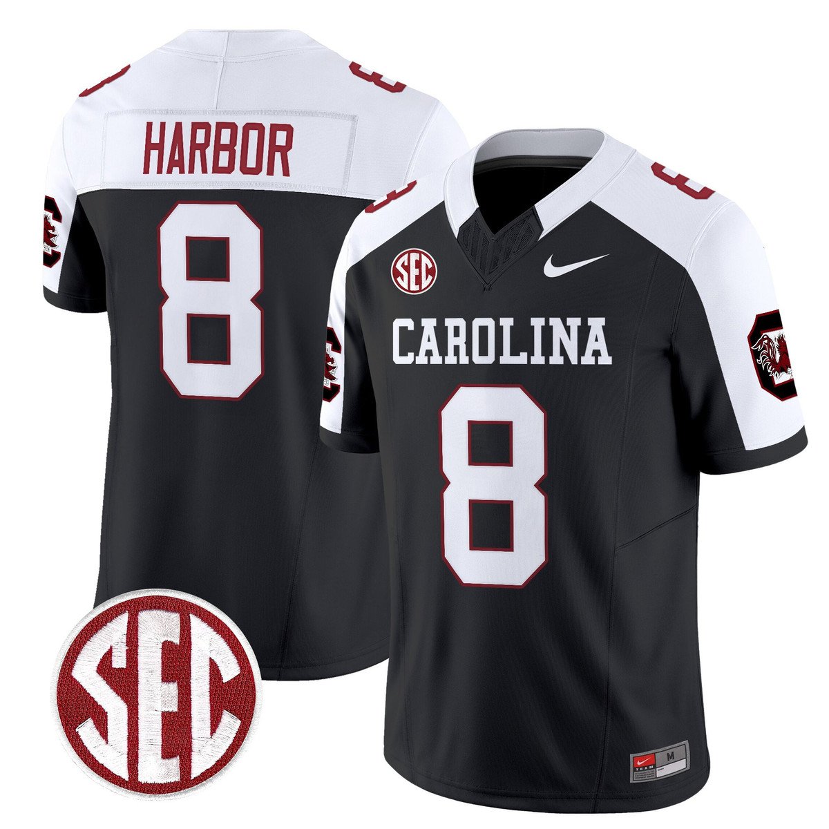 Nyck Harbor Jersey #8 Carolina 1980 Throwback Rebrand 2026 Stitched