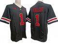 Ohio State Buckeyes #1 Justin Fields Vapor F.U.S.E. Limited Jersey Black